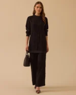 SÇL BELİ LASTİK DETAYLI RAHAT KESİN JEAN